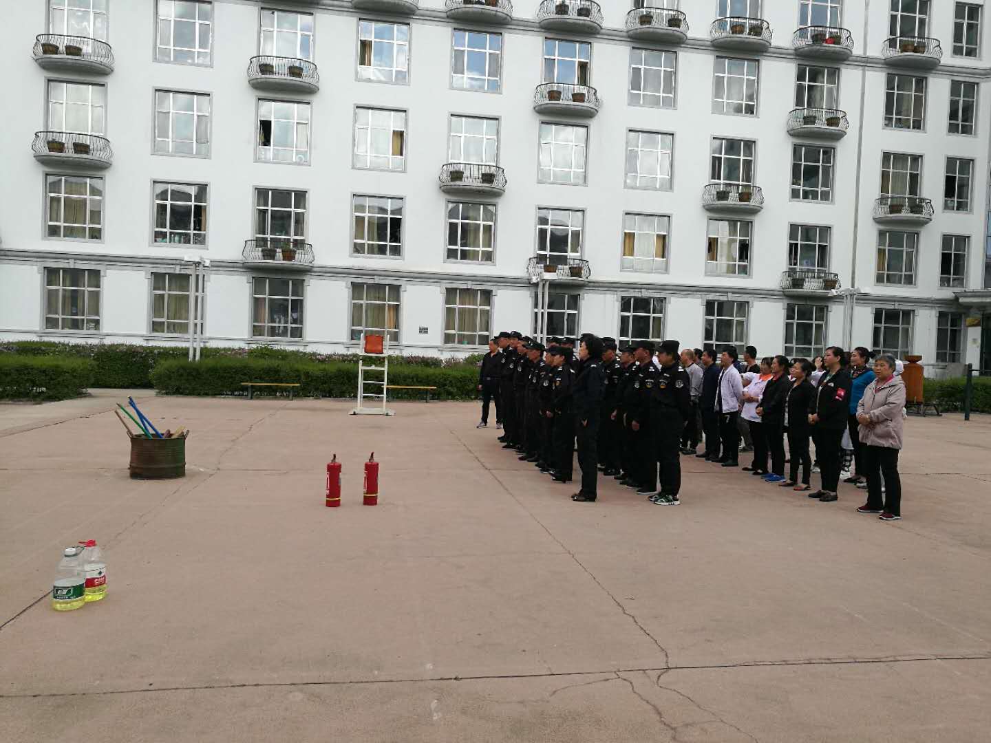 演习现场
