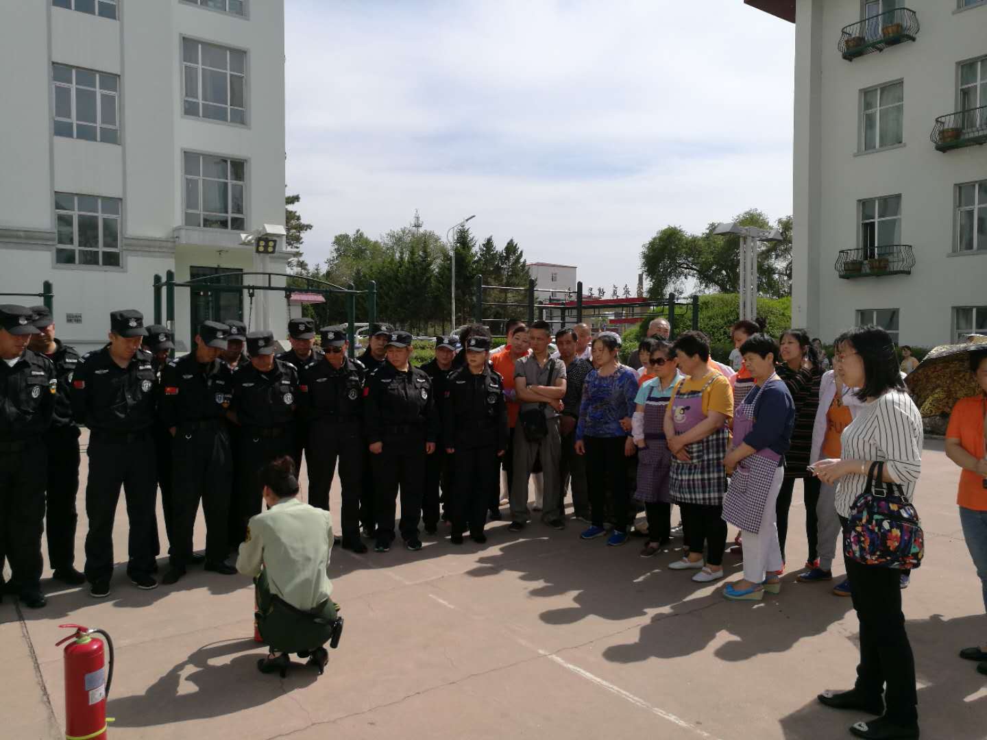 演习现场